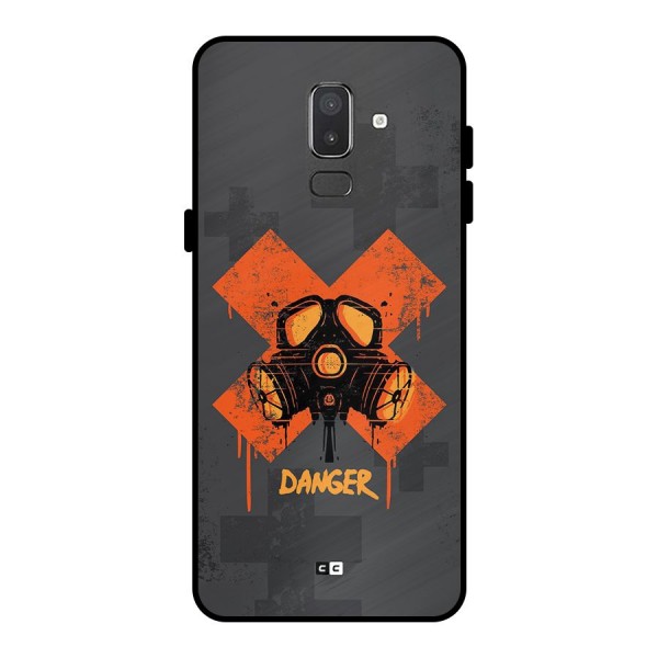 Danger Mask Metal Back Case for Galaxy On8 (2018)