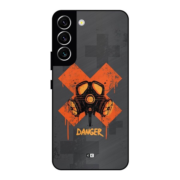 Danger Mask Metal Back Case for Galaxy S22 5G