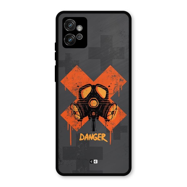 Danger Mask Metal Back Case for Moto G32