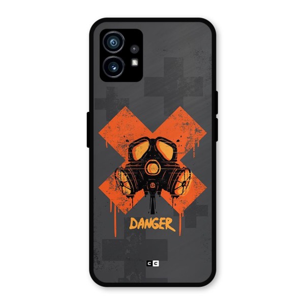 Danger Mask Metal Back Case for Nothing Phone 1