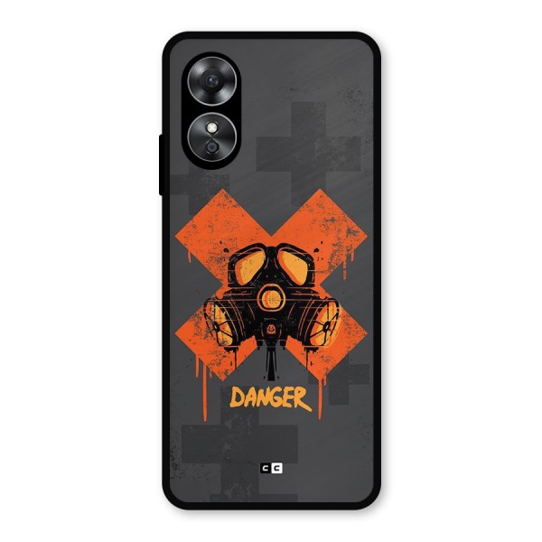 Danger Mask Metal Back Case for Oppo A17