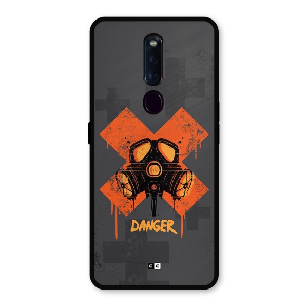 Danger Mask Metal Back Case for Oppo F11 Pro