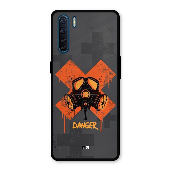 Danger Mask Metal Back Case for Oppo F15