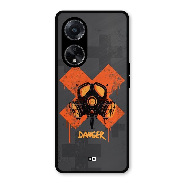 Danger Mask Metal Back Case for Oppo F23