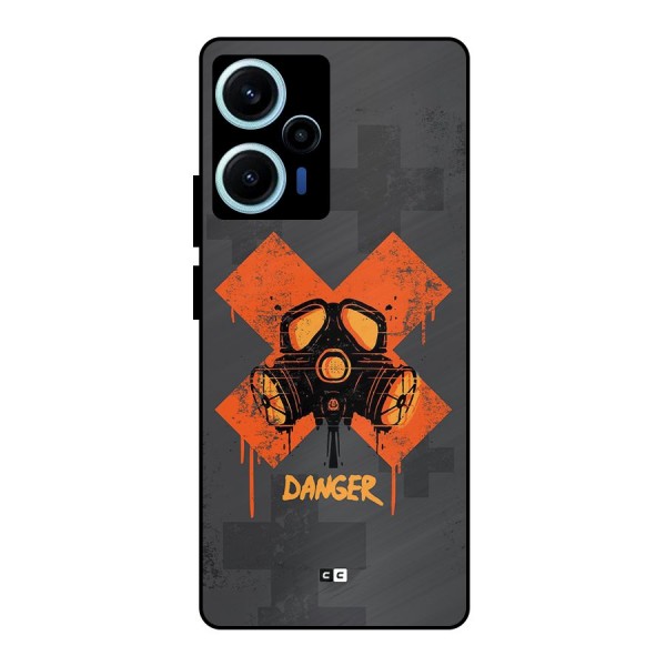 Danger Mask Metal Back Case for Poco F5