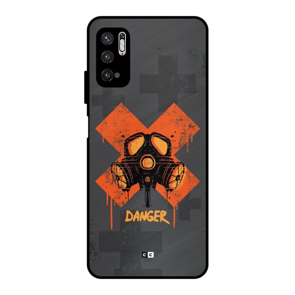 Danger Mask Metal Back Case for Poco M3 Pro 5G