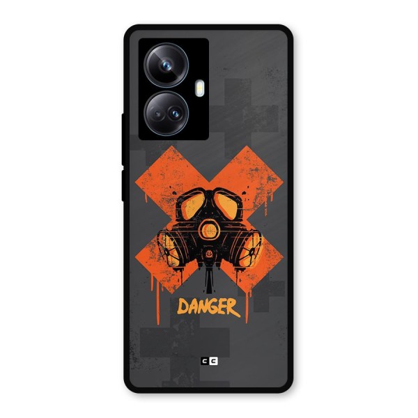 Danger Mask Metal Back Case for Realme 10 Pro Plus