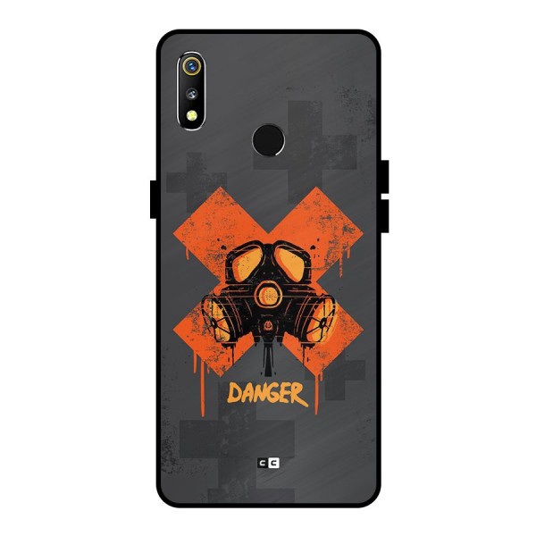 Danger Mask Metal Back Case for Realme 3