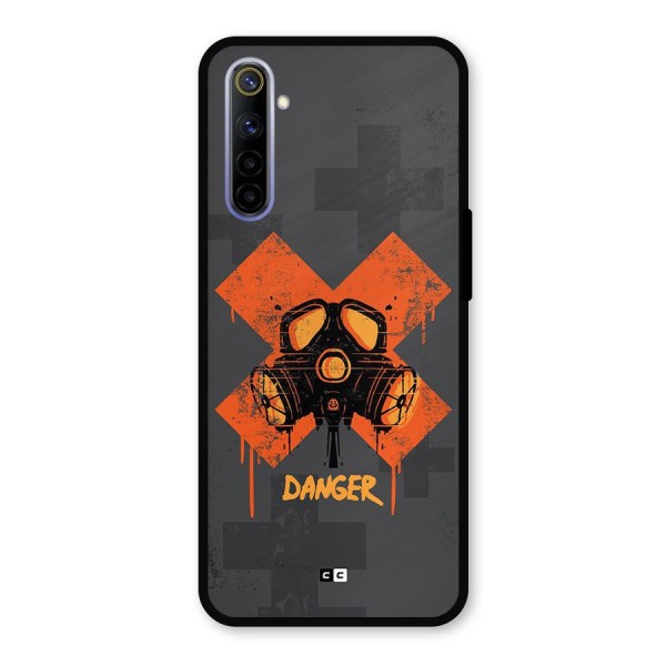 Danger Mask Metal Back Case for Realme 6