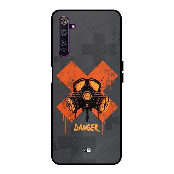 Danger Mask Metal Back Case for Realme 6 Pro