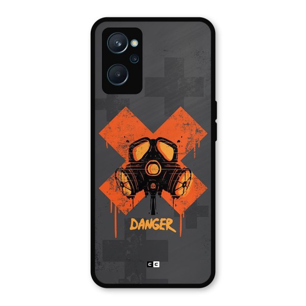 Danger Mask Metal Back Case for Realme 9i