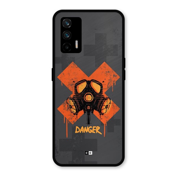 Danger Mask Metal Back Case for Realme GT 5G