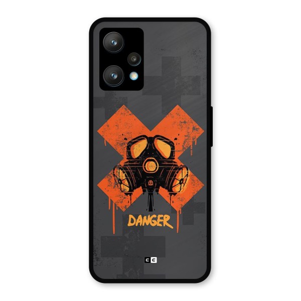 Danger Mask Metal Back Case for Realme Narzo 50 Pro