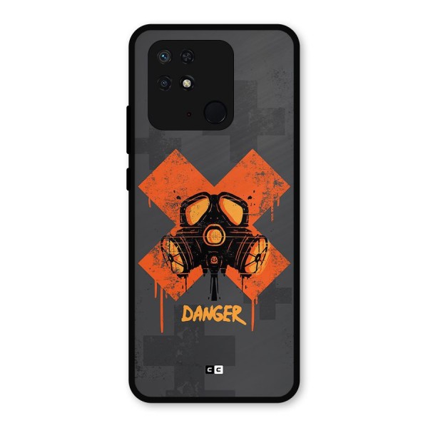 Danger Mask Metal Back Case for Redmi 10