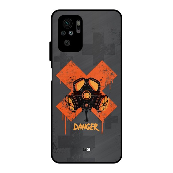 Danger Mask Metal Back Case for Redmi Note 10