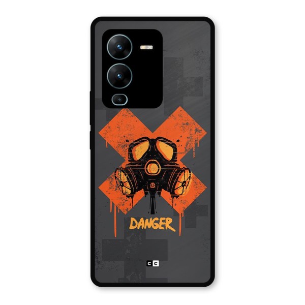 Danger Mask Metal Back Case for Vivo V25 Pro