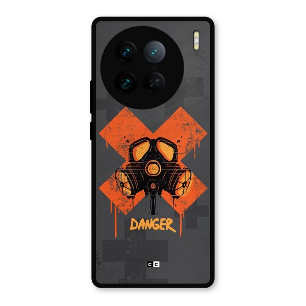 Danger Mask Metal Back Case for Vivo X90 Pro