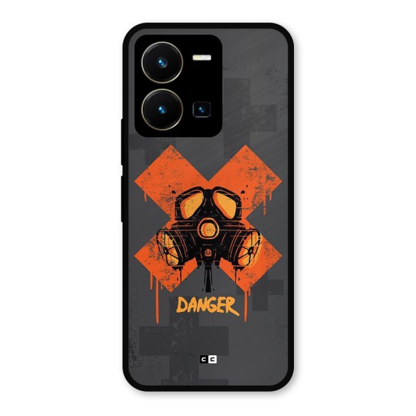 Danger Mask Metal Back Case for Vivo Y35