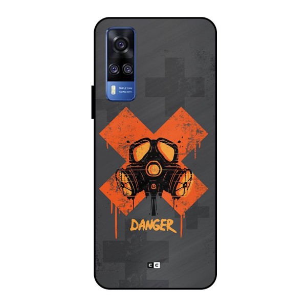 Danger Mask Metal Back Case for Vivo Y51