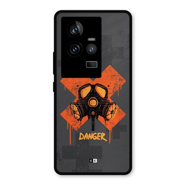 Danger Mask Metal Back Case for iQOO 11 5G