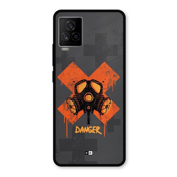 Danger Mask Metal Back Case for iQOO 7 Legend 5G