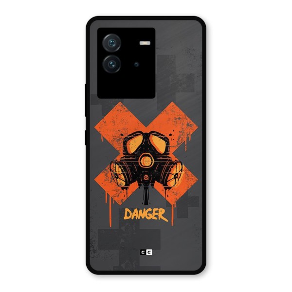 Danger Mask Metal Back Case for iQOO Neo 6 5G