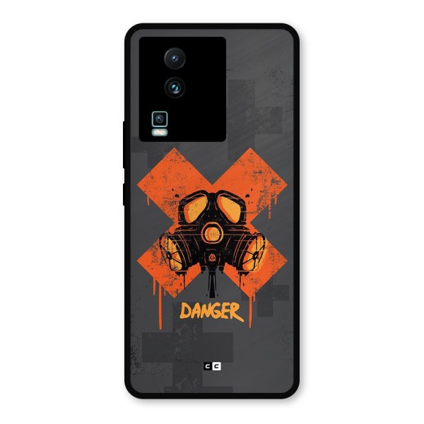 Danger Mask Metal Back Case for iQOO Neo 7 Pro