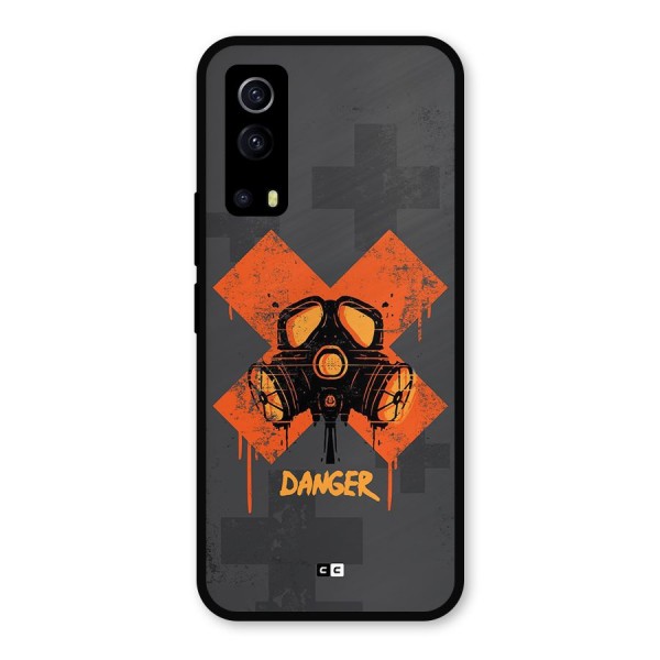 Danger Mask Metal Back Case for iQOO Z3