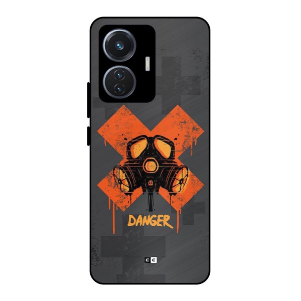 Danger Mask Metal Back Case for iQOO Z6 44W