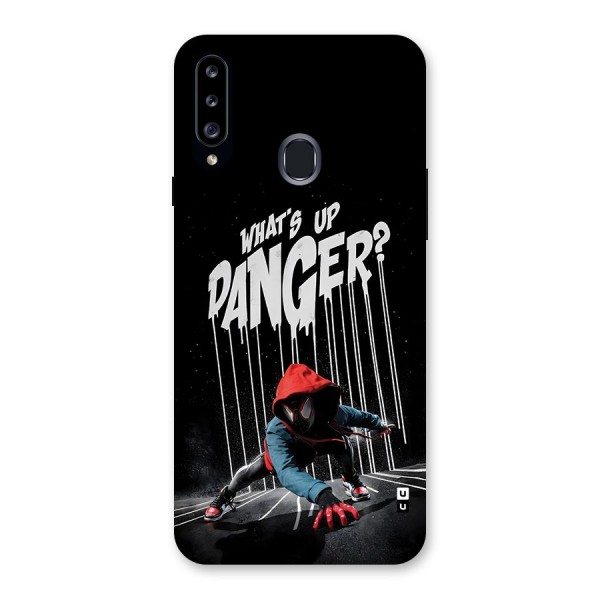 Danger Up Back Case for Galaxy A20s