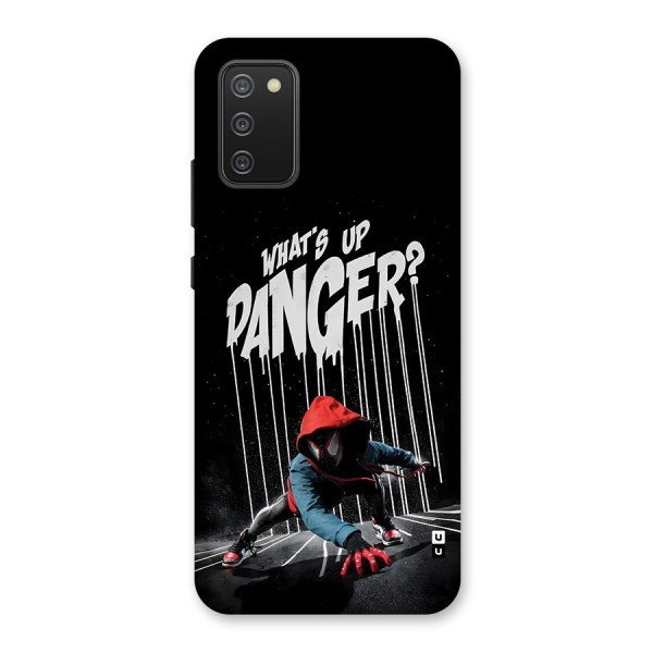 Danger Up Back Case for Galaxy F02s