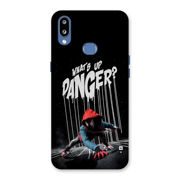 Danger Up Back Case for Galaxy M01s