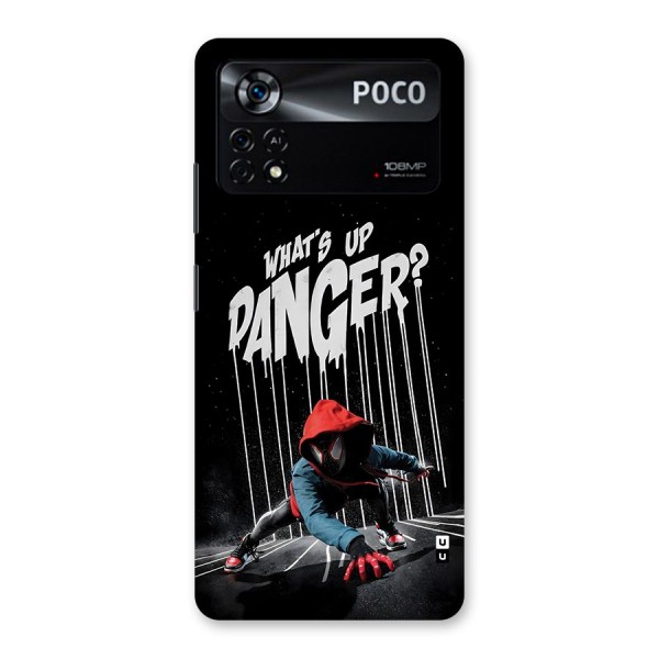 Danger Up Back Case for Poco X4 Pro 5G