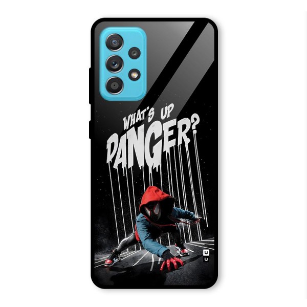 Danger Up Glass Back Case for Galaxy A52s 5G