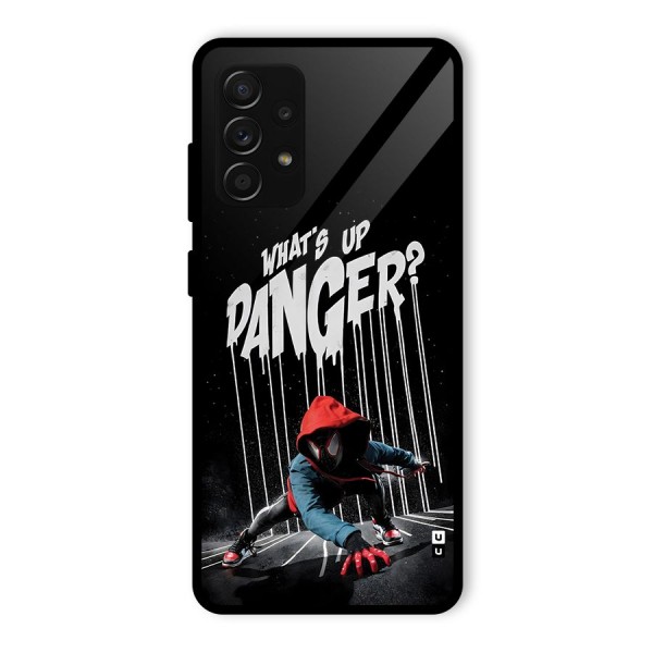 Danger Up Glass Back Case for Galaxy A53 5G