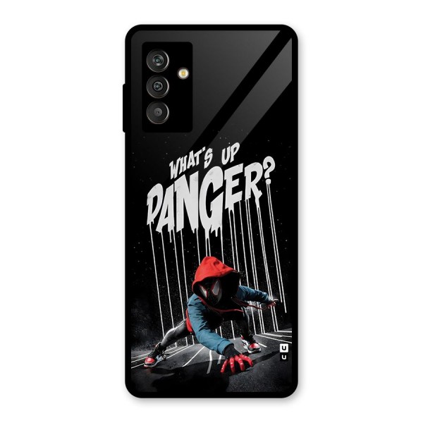 Danger Up Glass Back Case for Galaxy M13