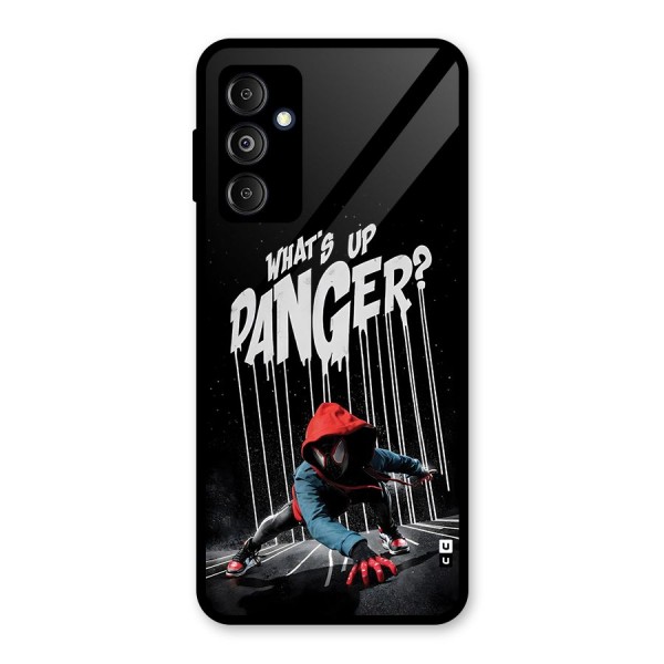 Danger Up Glass Back Case for Galaxy M14 5G