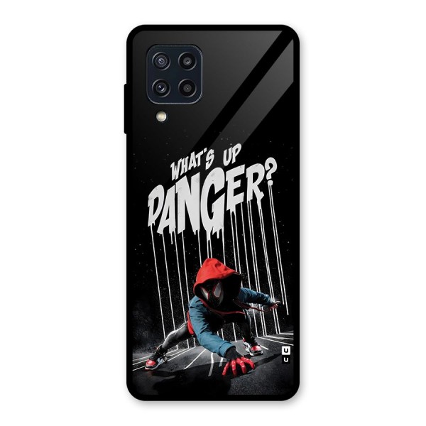 Danger Up Glass Back Case for Galaxy M32