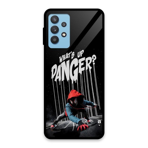 Danger Up Glass Back Case for Galaxy M32 5G