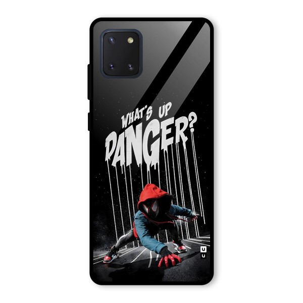 Danger Up Glass Back Case for Galaxy Note 10 Lite