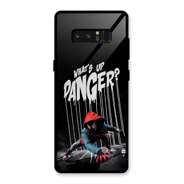 Danger Up Glass Back Case for Galaxy Note 8