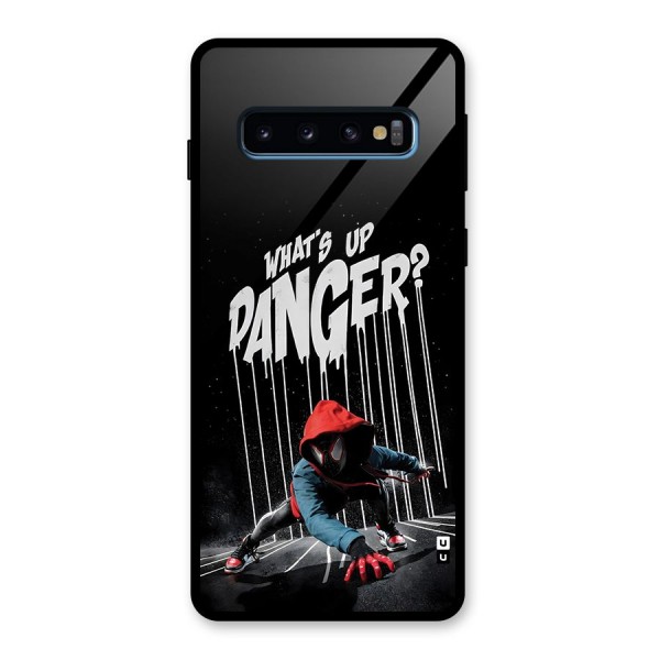 Danger Up Glass Back Case for Galaxy S10