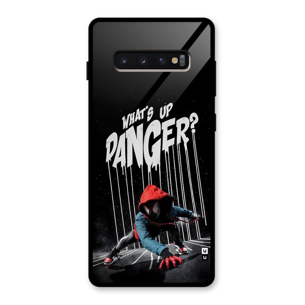 Danger Up Glass Back Case for Galaxy S10 Plus