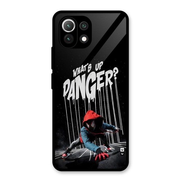 Danger Up Glass Back Case for Mi 11 Lite