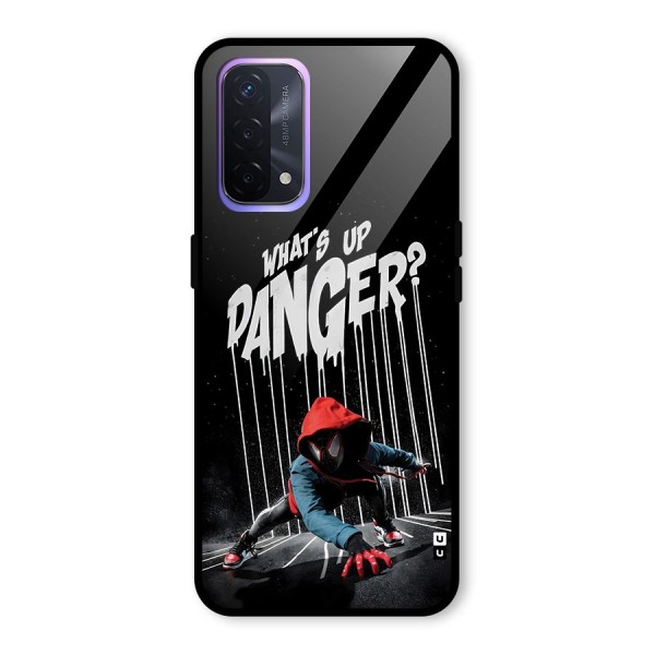 Danger Up Glass Back Case for Oppo A74 5G