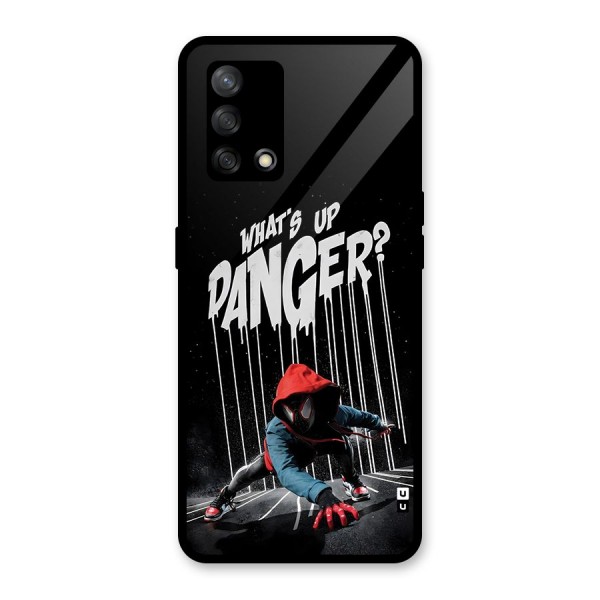 Danger Up Glass Back Case for Oppo F19s