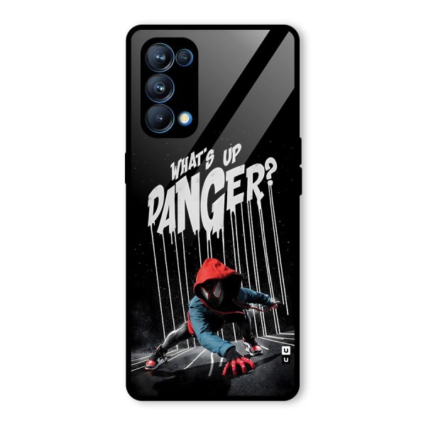 Danger Up Glass Back Case for Oppo Reno5 Pro 5G