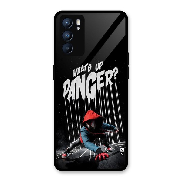 Danger Up Glass Back Case for Oppo Reno6 5G