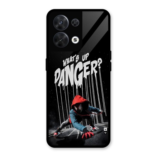 Danger Up Glass Back Case for Oppo Reno8 5G