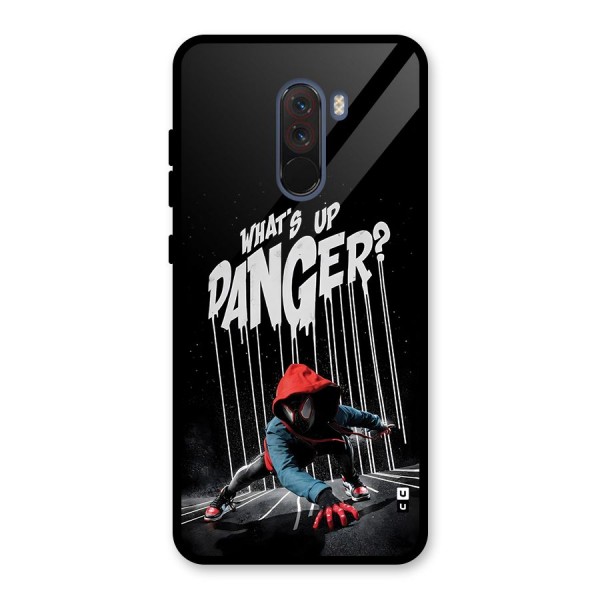 Danger Up Glass Back Case for Poco F1